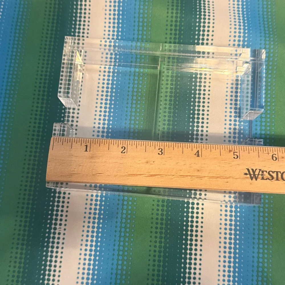 Clear Acrylic Bathroom Organizer Tray - Transparent